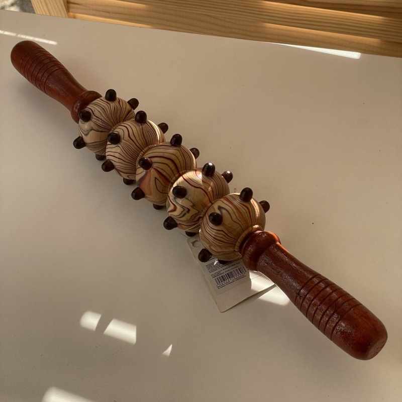 Скалка 5 шаров с шипами